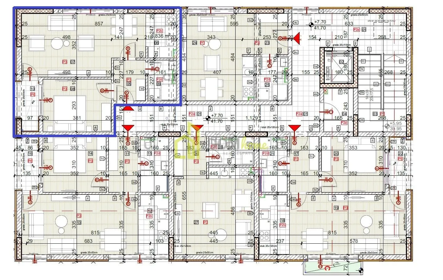 Prodaja, jednosoban stan, 47m², Donja Gorica, Podgorica