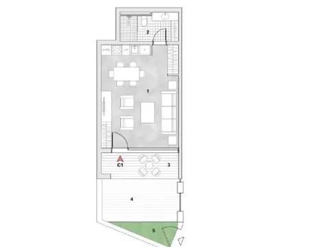 Prodaja, garsonjera, 53m², Tivat, Crna Gora - image 3