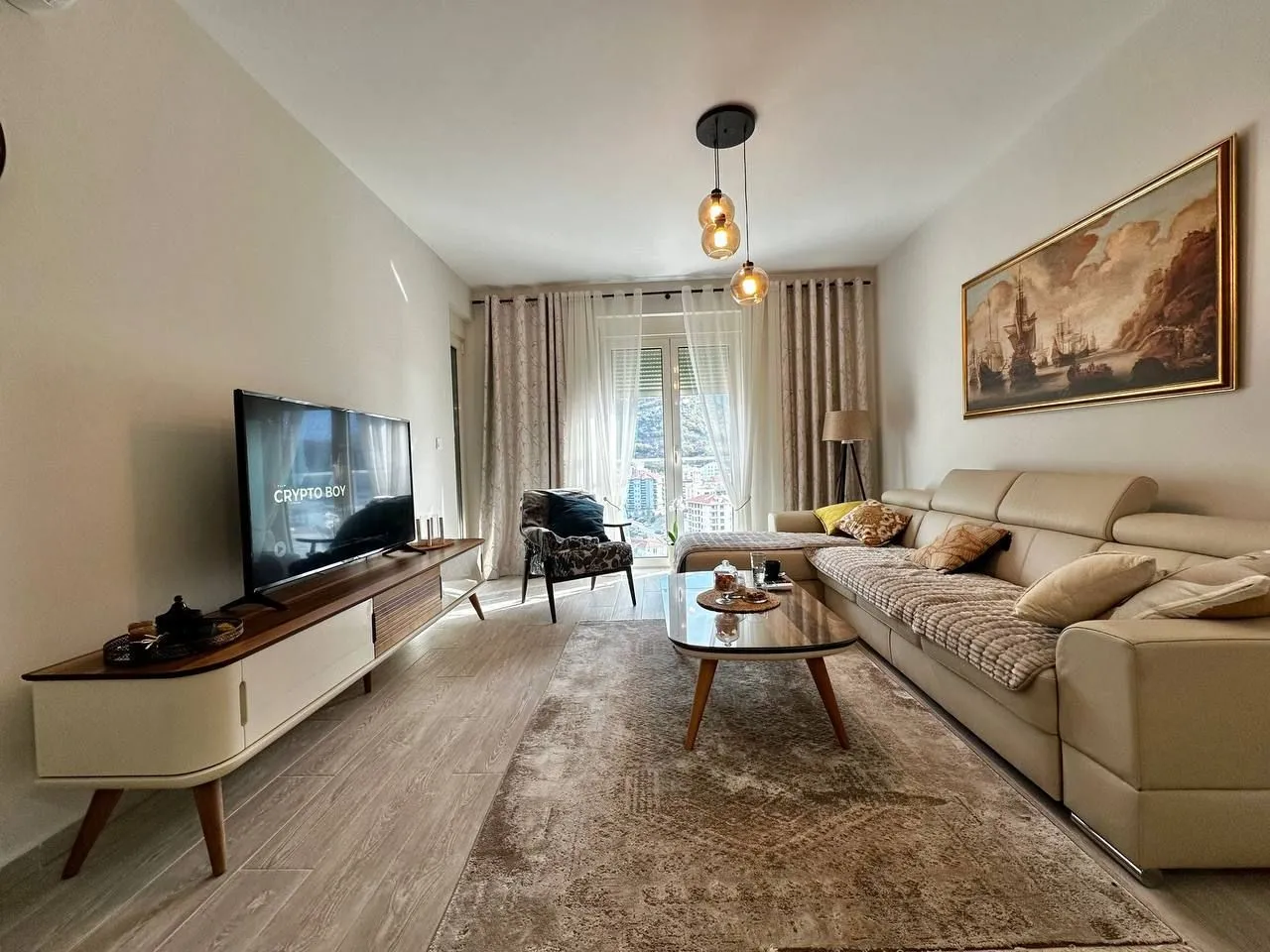 Rent, one bedroom apartment, 57m², Bečići, Budva