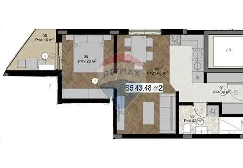 Prodaja, garsonjera, 43m², Centar, Bar - image 3