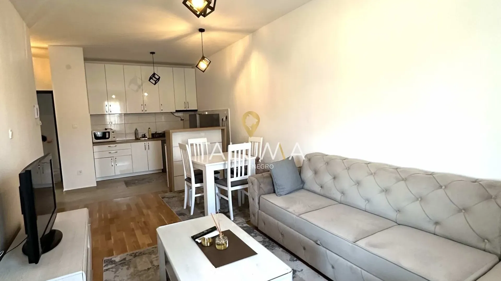 Rent, one bedroom apartment, 48m², City Kvart, Podgorica