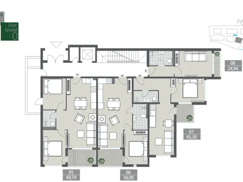 Sale, studio apartment, 29m², Tivat, Crna Gora - image 9