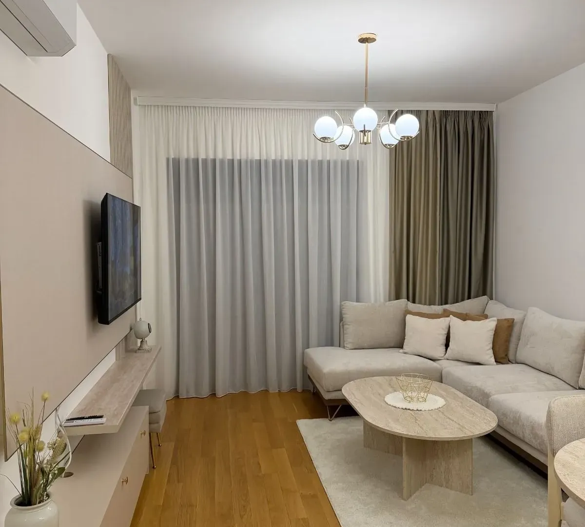 Rent, one bedroom apartment, 49m², Zabjelo, Podgorica