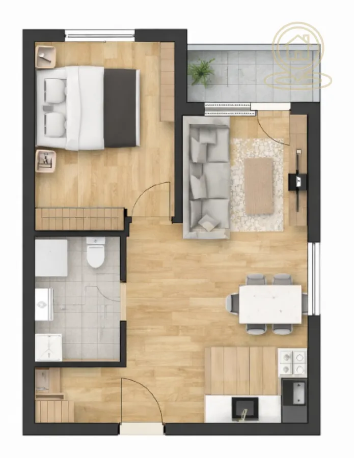 Prodaja, jednosoban stan, 36m², Raj, Vrnjačka Banja