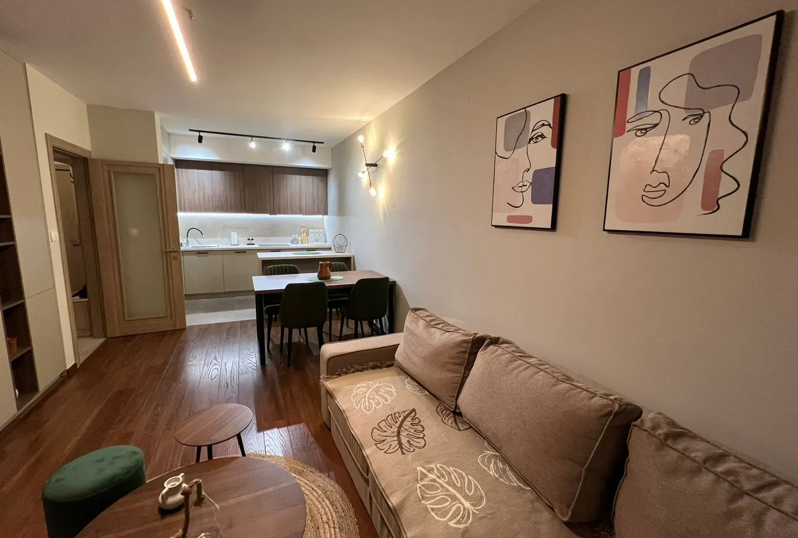 Rent, one bedroom apartment, 54m², Master Kvart, Podgorica