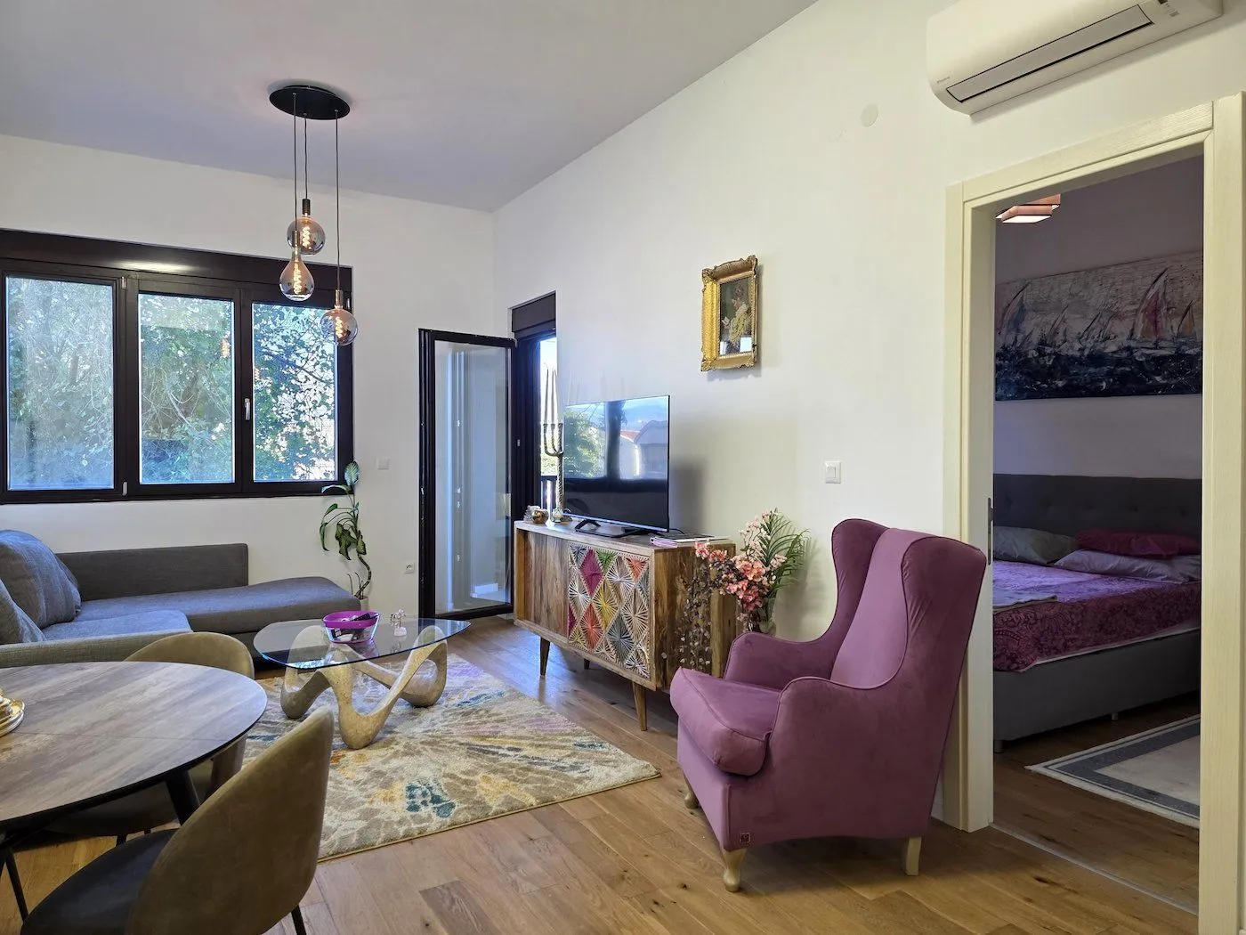 Izdavanje, jednosoban stan, 47m², Gornja Gorica, Podgorica