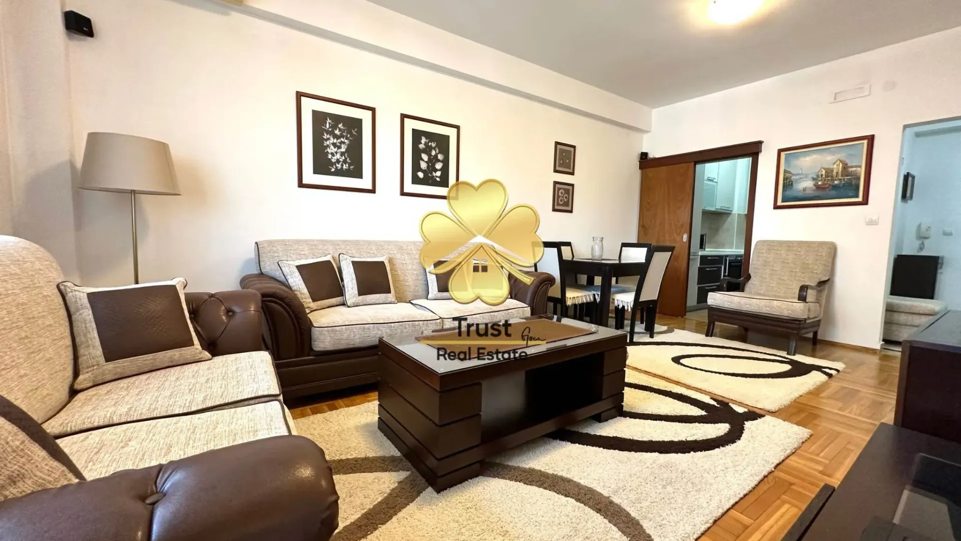 Rent, one bedroom apartment, 60m², Stari Aerodrom, Podgorica