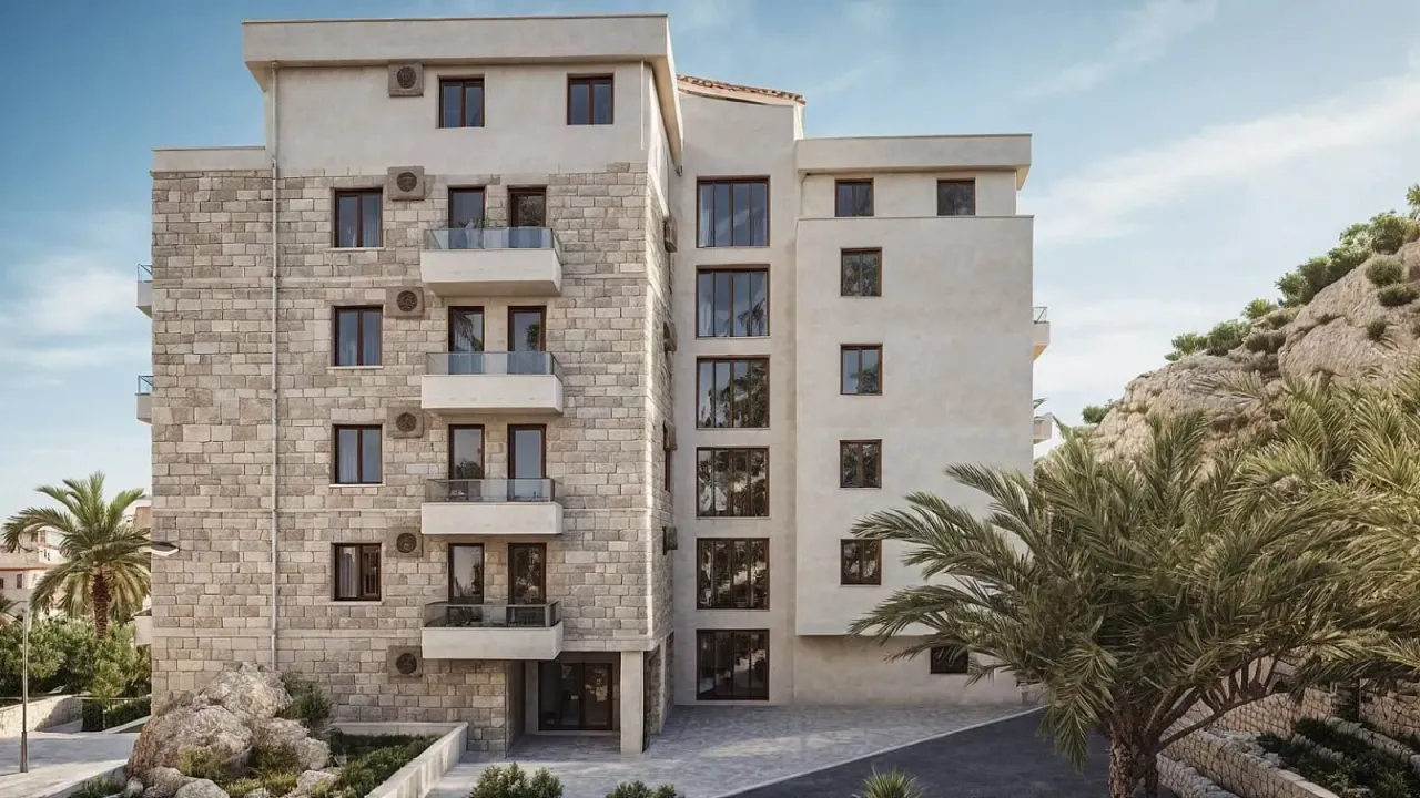 Sale, two bedroom apartment, 74m², Bečići, Budva