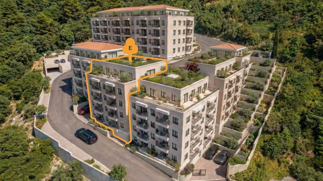Sale, two bedroom apartment, 74m², Babin Do, Budva