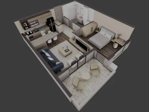 Sale, one bedroom apartment, 50m², Centar, Bar - image 5