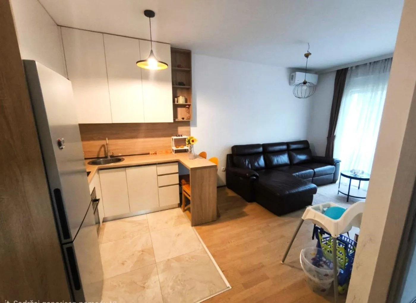 Rent, apartment, 37m², 1 maj, Podgorica