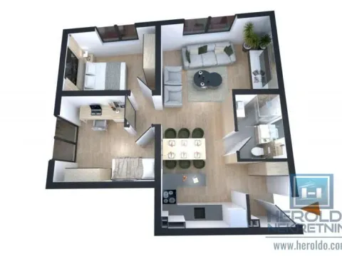 Sale, two bedroom apartment, 69m², Centar, Jagodina - image 2