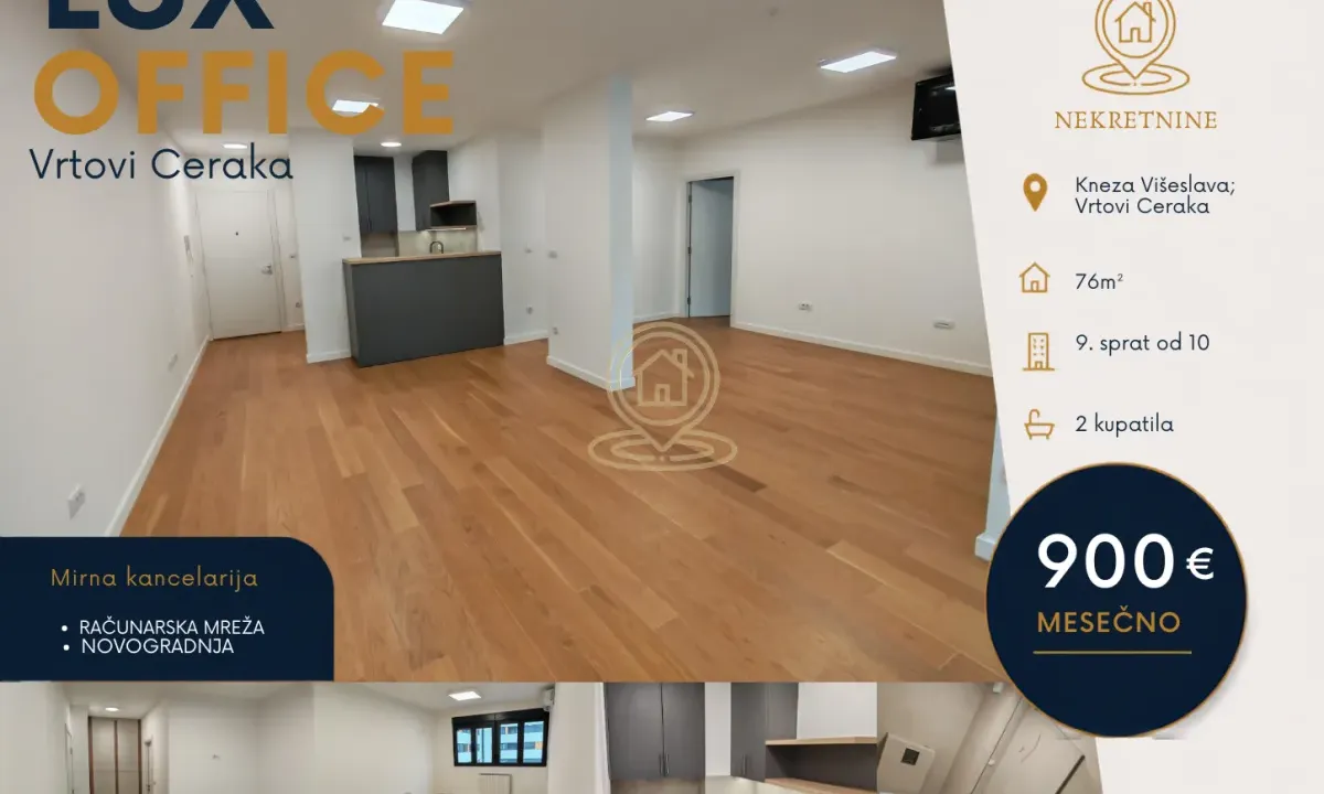 Rent, office space, 76m², Čukarica, Beograd