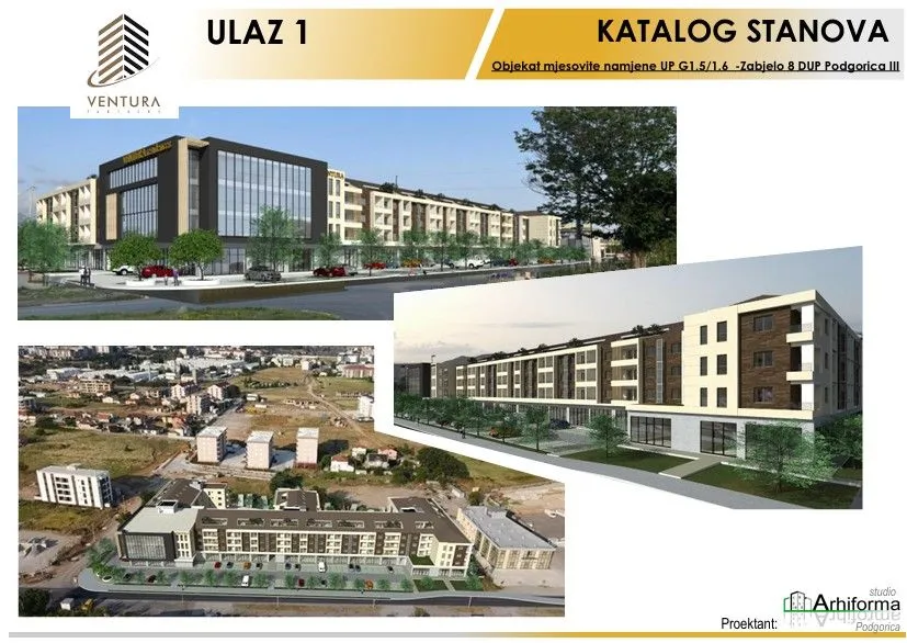 Sale, one bedroom apartment, 47m², Zabjelo, Podgorica