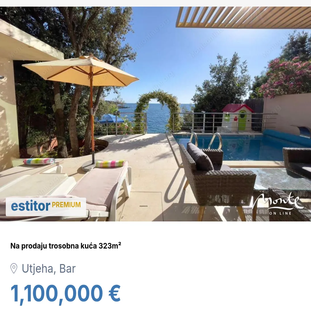 Prodaja, kuća, 323m², Utjeha, Bar