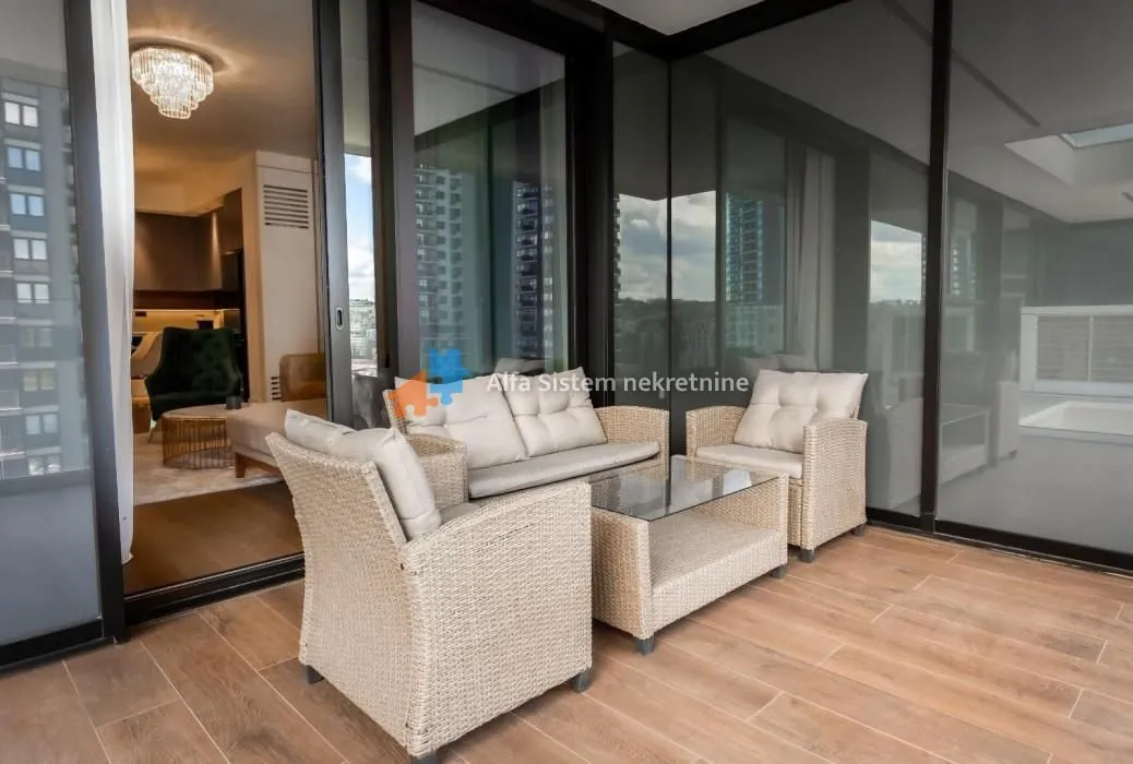 Rent, three bedroom apartment, 120m², Savski Venac, Beograd