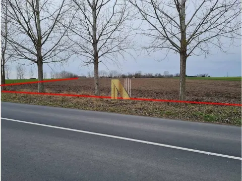 Pogled na plac sa putem u prvom planu i ucrtanim linijama granice. - image 4