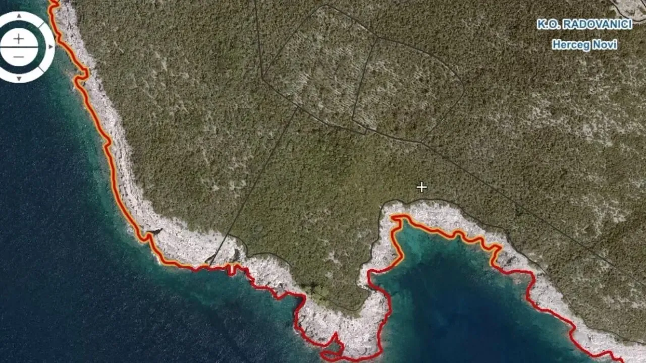 Sale, land lot, 816m², Radovanići, Herceg Novi