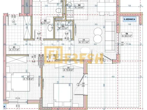 Prodaja, dvosoban stan, 91m², Ljubović, Podgorica - image 6