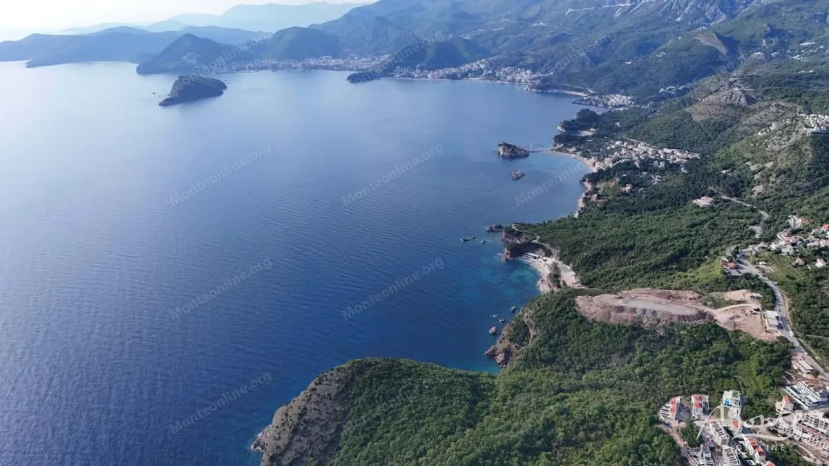 Sale, land lot, 957m², Reževići, Budva