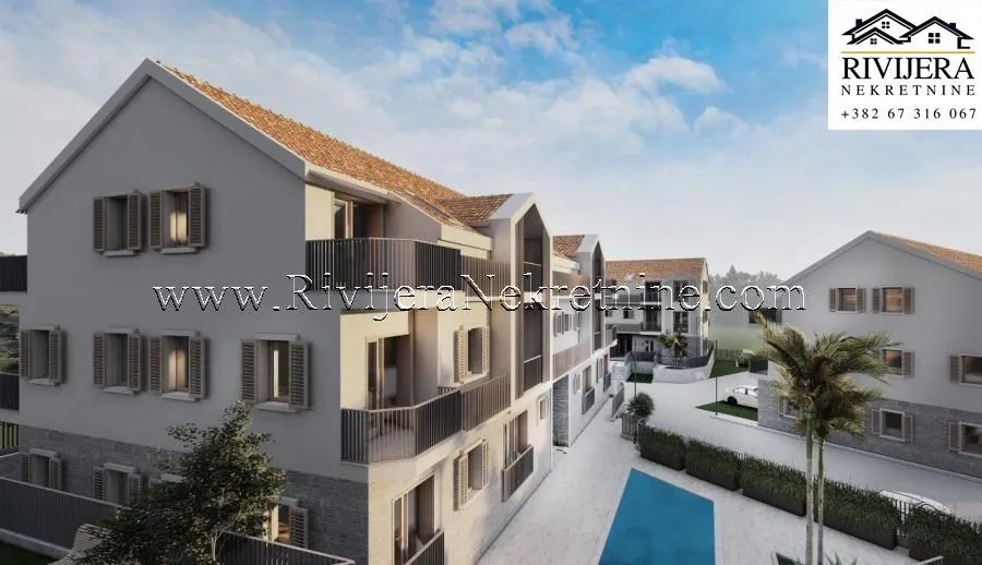 Prodaja, jednosoban stan, 54m², Risan, Kotor