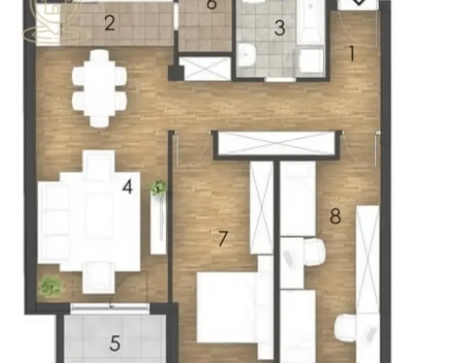 Sale, three bedroom apartment, 80m², Telep, Novi Sad Sve Podlokacije