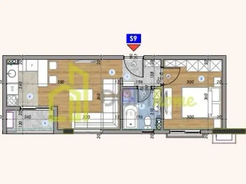 Rent, one bedroom apartment, 38m², Zabjelo, Podgorica - image 3