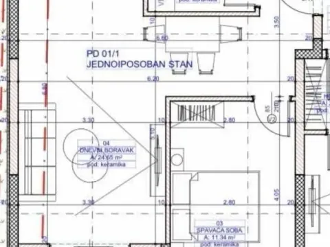 Sale, one bedroom apartment, 49m², Zeleni Pojas, Bar - image 2