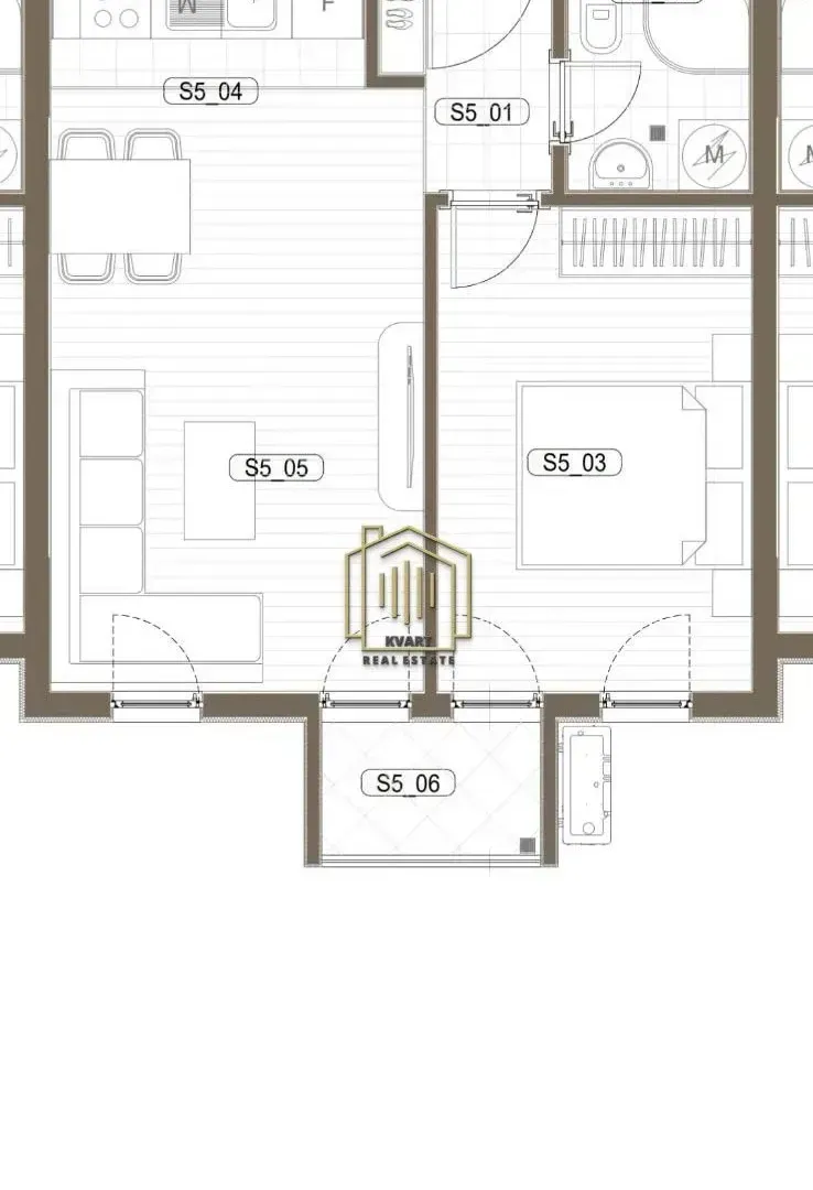 Sale, one bedroom apartment, 38m², Zabjelo, Podgorica
