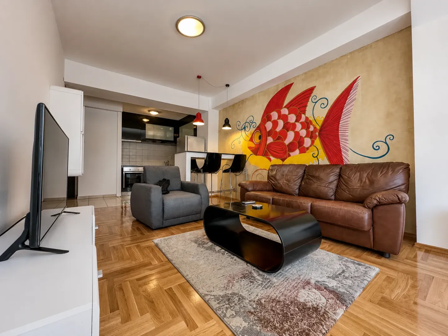 Rent, one bedroom apartment, 57m², City Kvart, Podgorica