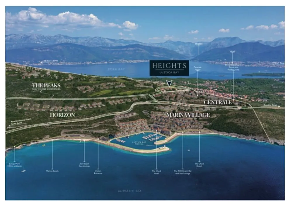 Prodaja, dvosoban stan, Luštica Bay, Tivat