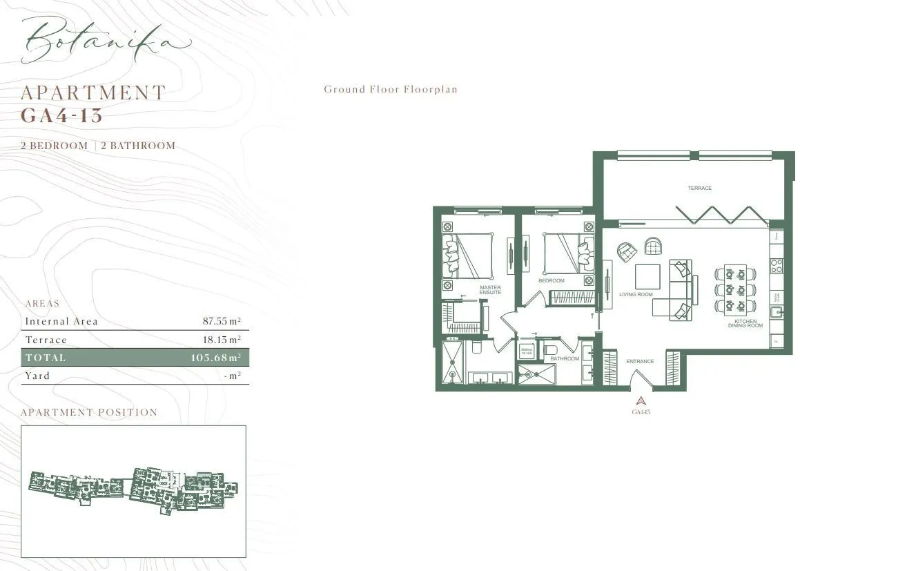 Sale, two bedroom apartment, 105m², Luštica, Tivat
