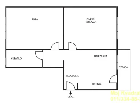 Prodaja, dvosoban stan, 72m², Lekino Brdo, Voždovac Sve Podlokacije - image 9