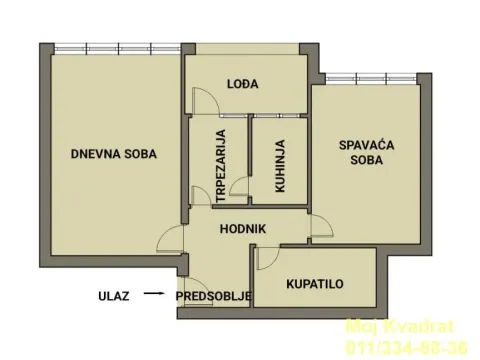 Prodaja, dvosoban stan, 59m², Brace Jerković, Voždovac Sve Podlokacije - image 11