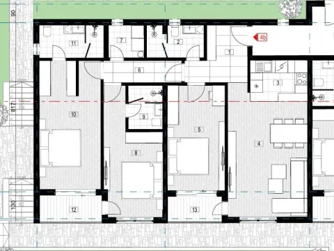 Sale, three bedroom apartment, 108m², Markovići, Budva - image 12