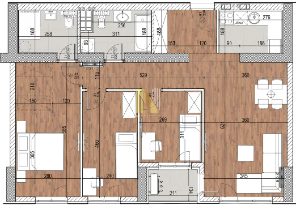 Prodaja, četvorosoban stan, 84m², Zemun Sve Podlokacije, Beograd