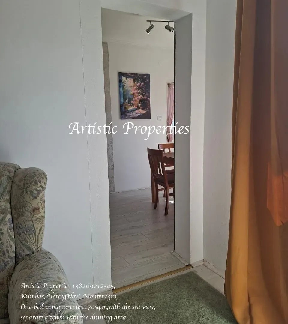 Izdavanje, jednosoban stan, 70m², Kumbor, Herceg Novi