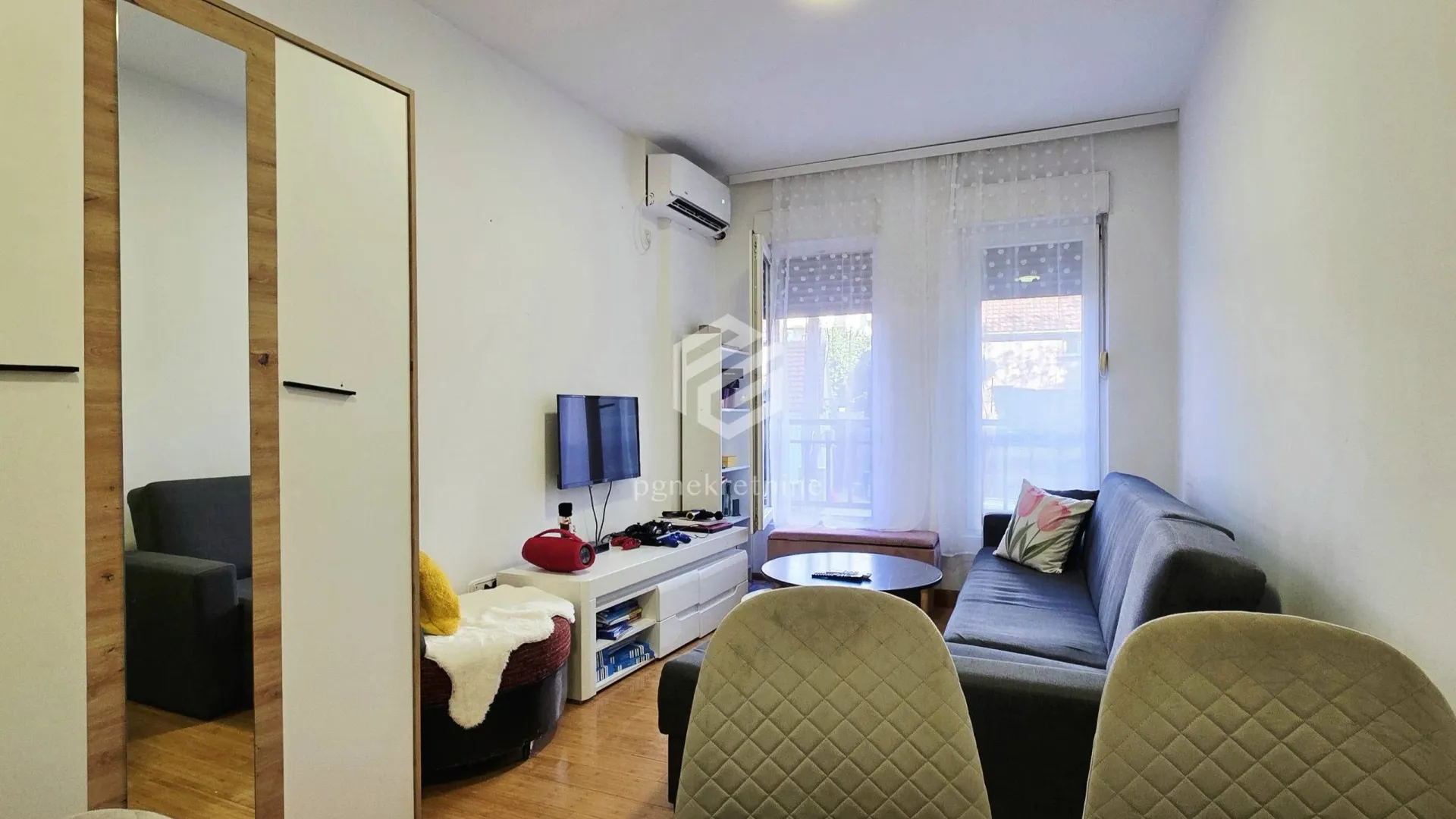 Rent, one bedroom apartment, 45m², Vezirov Most, Podgorica