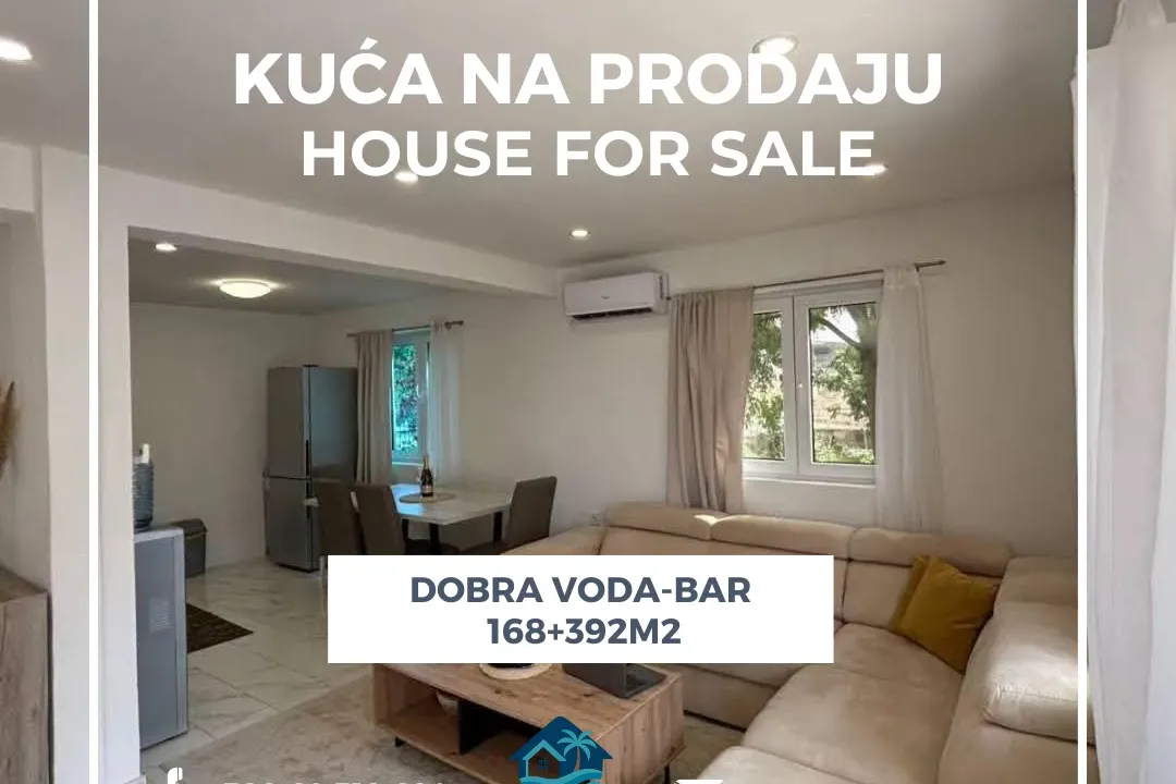 Sale, house, 168m², Dobre Vode, Bar