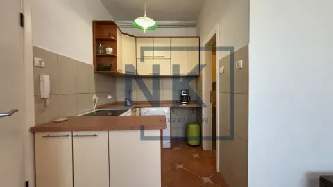 Smaller kitchen with cabinetry and built-in appliances. - image 17
