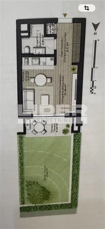 Rent, office space, 35m², Savski Venac, Beograd