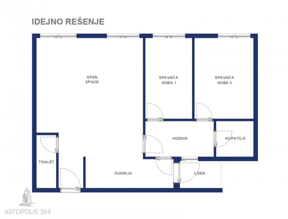 Sale, three bedroom apartment, 79m², Banjica, Voždovac Sve Podlokacije