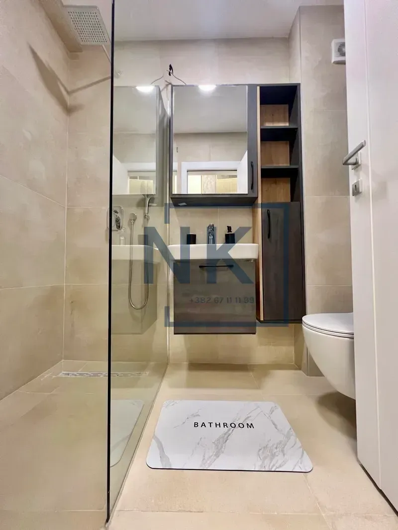 Izdavanje, jednosoban stan, 47m², Zabjelo, Podgorica