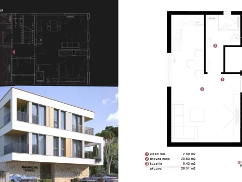 Sale, one bedroom apartment, 47m², Dalmatinska ulica, Podgorica - image 7