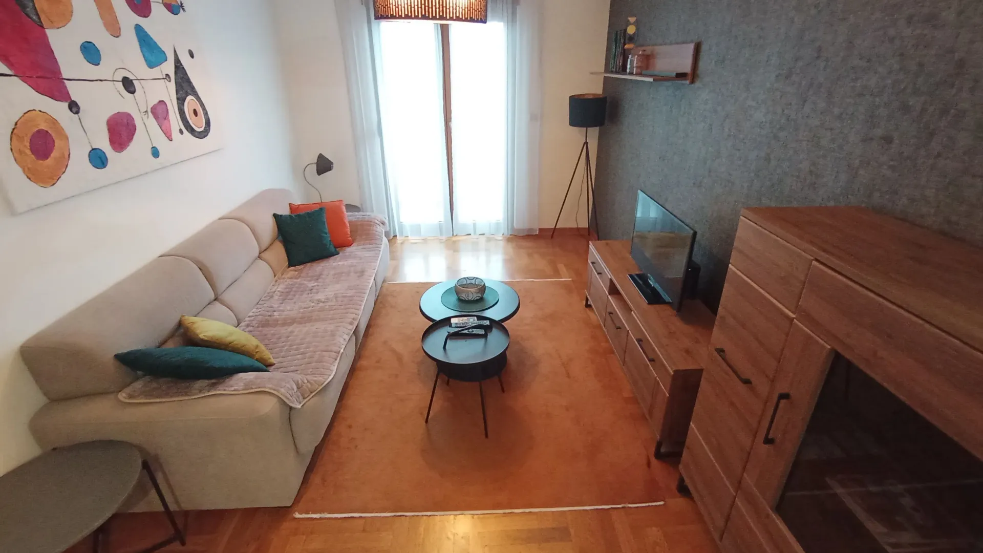 Rent, one bedroom apartment, 48m², Preko Morače, Podgorica