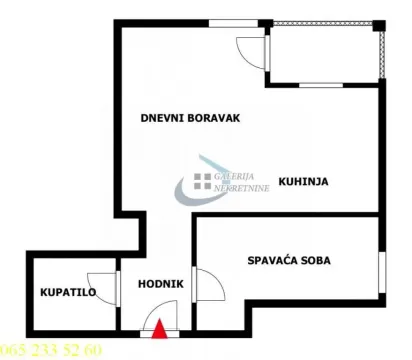Prodaja, dvosoban stan, 53m², Centar, Inđija - image 6