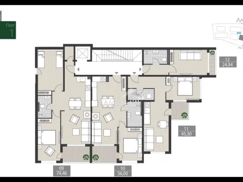 Prodaja, garsonjera, 24m², Tivat, Crna Gora - image 9