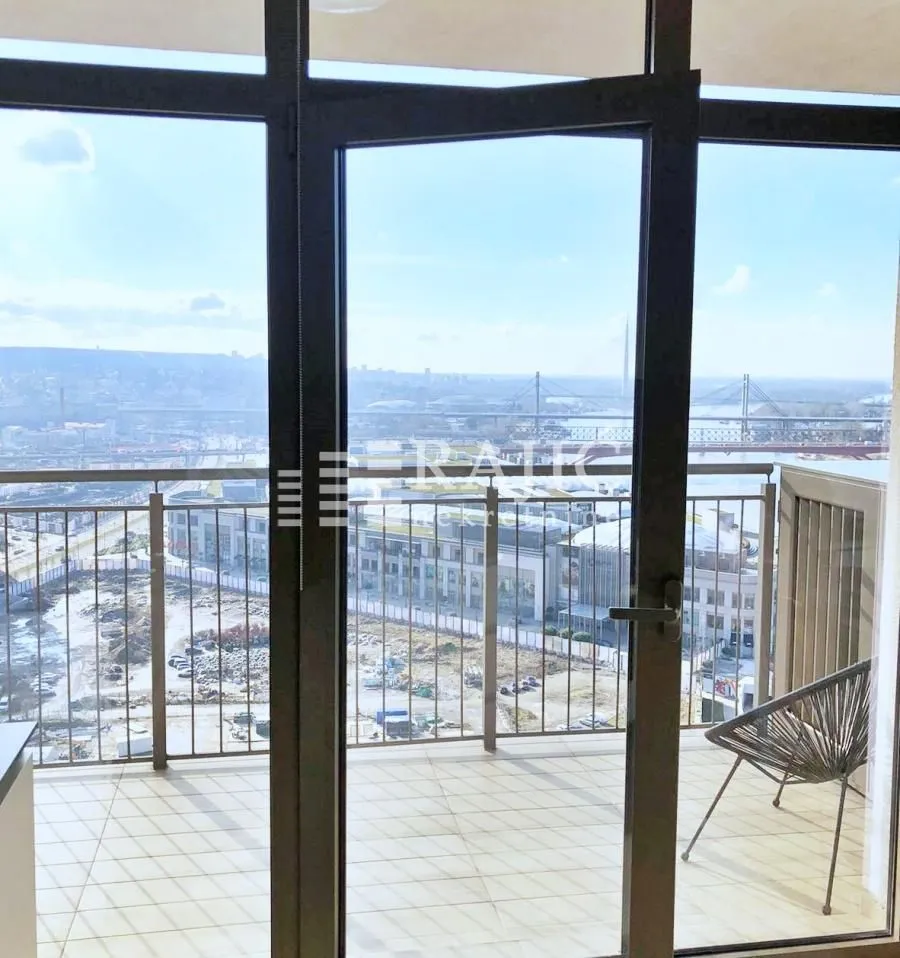 View of the city and surroundings from the terrace.
