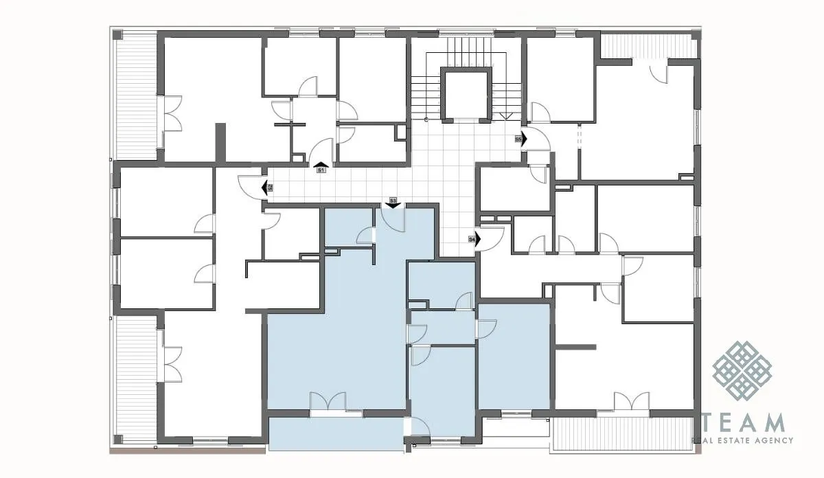 Prodaja, dvosoban stan, 51m², Donja Lastva, Tivat