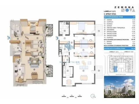 Prodaja, četvorosoban stan, 134m², Zemun Gornji Grad, Zemun Sve Podlokacije - image 2